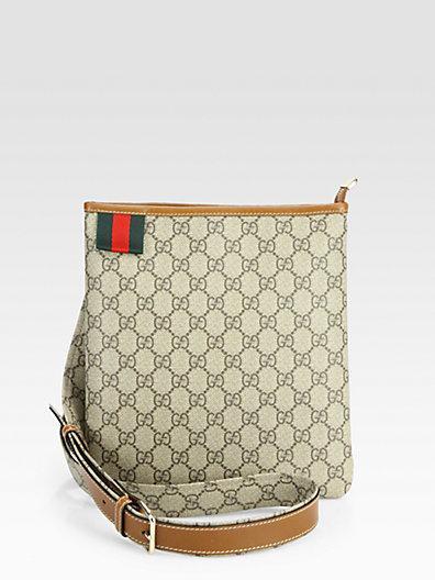 Gucci Gucci Vintage Signature Web Loop Messenger