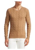 Ralph Lauren Purple Label Cableknit Cashmere Sweater