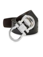 Salvatore Ferragamo Nero Leather Belt