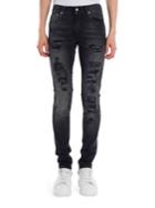 Alexander Mcqueen Slim-fit Shredded Jeans