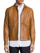 Salvatore Ferragamo Lambskin Leather Jacket