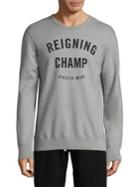 Reigning Champ Cotton Logo Pullover