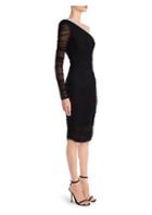 Versace Tulle One-shoulder Dress