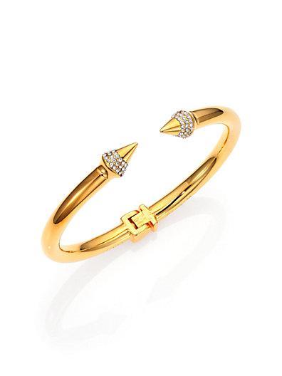 Vita Fede Mini Titan Crystal Bracelet/goldtone