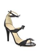 Chloe Mike Leather Knotted Bow Sandals