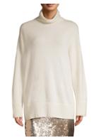 Lafayette 148 New York Cashmere Relaxed Turtleneck
