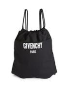 Givenchy Logo Graphic Drawstring Backpack