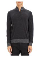Theory Rothley Merino Wool Zip Castello Sweater