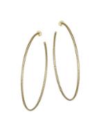 Jennifer Zeuner Jewelry Donnie Goldplated Large Hoop Earrings