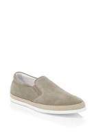 Tod's Suede Espadrille Slip-on Sneakers