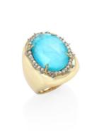 Alexis Bittar Elements Turquoise & Crystal Ring