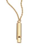 Victoria Beckham Golden Whistle Necklace
