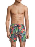 Polo Ralph Lauren Toucan Floral Nylon Explorer Swim Shorts