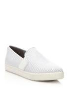 Vince Pierce 2 Perforated Leather Slip-on Sneakers