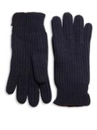 Portolano Ribbed Cashmere Gloves