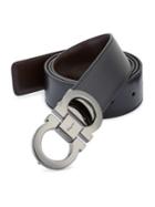 Salvatore Ferragamo Gancini Buckle Leather Belt