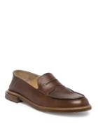 Fendi Calf Leather Penny Loafers