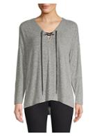 Rails Leigh Lace-up Lounge Top