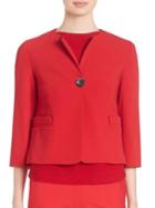 Piazza Sempione Cady Cropped One-button Jacket