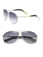 Tom Ford Eyewear Eva 61mm Aviator Sunglasses