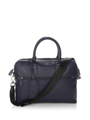 Polo Ralph Lauren Pebbled Leather Commuter Bag