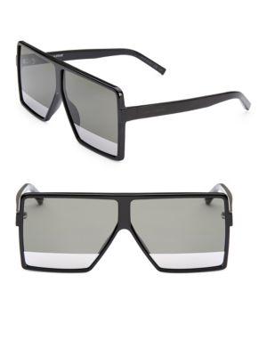 Saint Laurent Betty 63mm Square Sunglasses