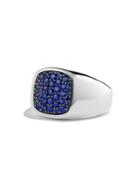 David Yurman Pave Blue Sapphire Signet Ring