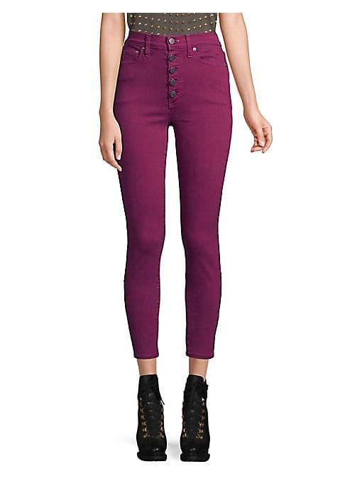 Ao.la By Alice + Olivia Good For One High-rise Skinny Jeans