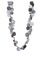 Nest Mother Of Pearl Cluster Necklace
