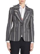 Thom Browne Floral Striped Jacket
