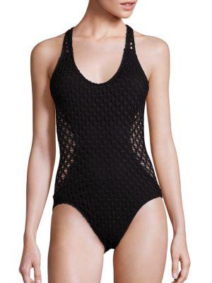 Milly One-piece Netting Martinique Swimsuit