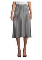 Donna Karan New York Pleated A-line Skirt