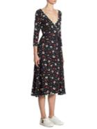 Marc Jacobs Floral-print Silk Dress
