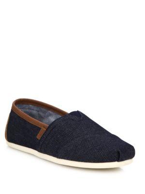 Toms Classic Chambray Slip-ons