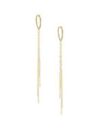 Meira T 14k Yellow Gold & Diamond Chain Drop Earrings