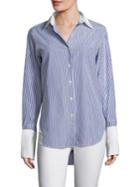 Rag & Bone Essex Striped Cotton & Silk Shirt