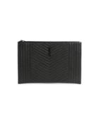 Saint Laurent Quilted Leather Pouch