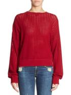 Theory Verlina B Pointelle-knit Merino Wool Sweater