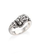 King Baby Studio Sterling Silver Dragon Coil Ring