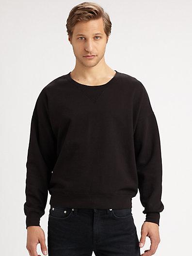 Blk Dnm Dropped Shoulder Sweatshirt