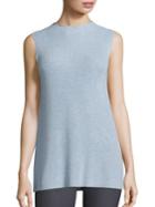 Eileen Fisher Ribbed Wool Blend Top