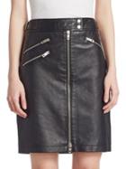 Rag & Bone Griffin Leather Skirt