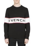 Givenchy Middle Logo Tape Wool Sweater