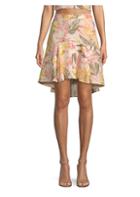 Joie Radhiya Floral Flounce Skirt