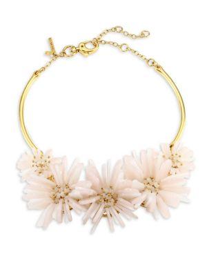 Lele Sadoughi Floral Bouquet Frontal Necklace