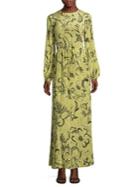 Diane Von Furstenberg Floral-print Silk Maxi Dress