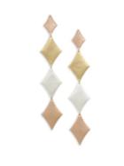 Stephanie Kantis 18k Gold Plated Tri-tone Harlequin Earrings