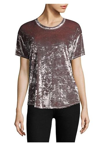Feel The Piece Arielle Crushed Velvet Tee