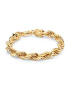 Emanuele Bicocchi 24k Yellow Goldplated & Sterling Silver Rope Chain Bracelet