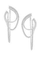 Adriana Orsini Eclectic Cubic Zirconia Front-to-back Earrings